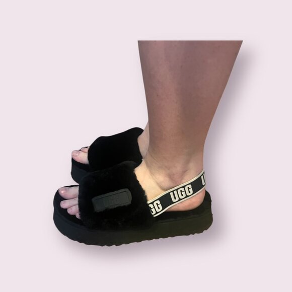 UGG Women's Black Disco Slide - Picture 4 of 9